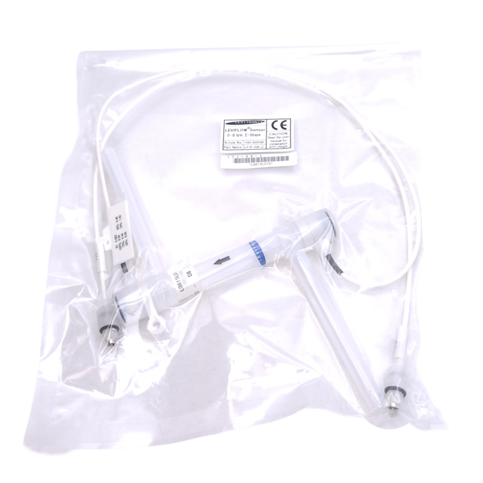 Levitronix LFS-08-Z Leviflow Sensor Z Shape, ø3/8in Tube, 8 L/min Flow Range