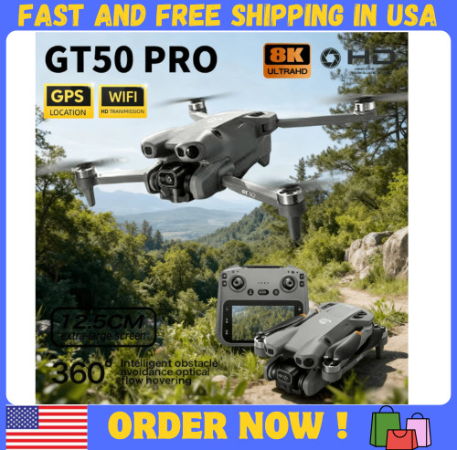 For Xiaomi GT50 Drone Professional 8K HD Camera 5G Brushless Motor Aerial Photog