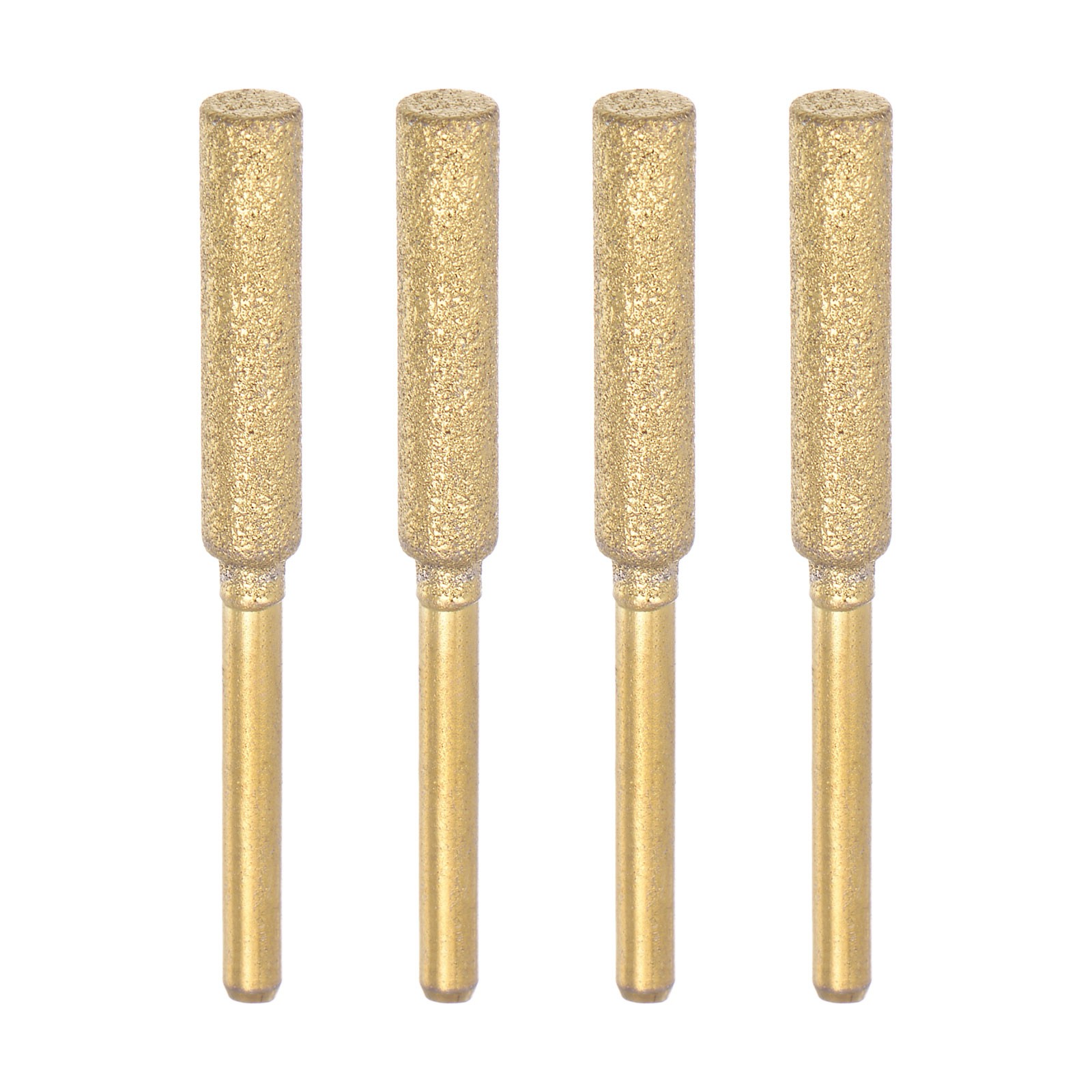 4pcs Diamond Coated Chainsaw Sharpener Bits 3/16" 4.8mm Chain Saw Grinder