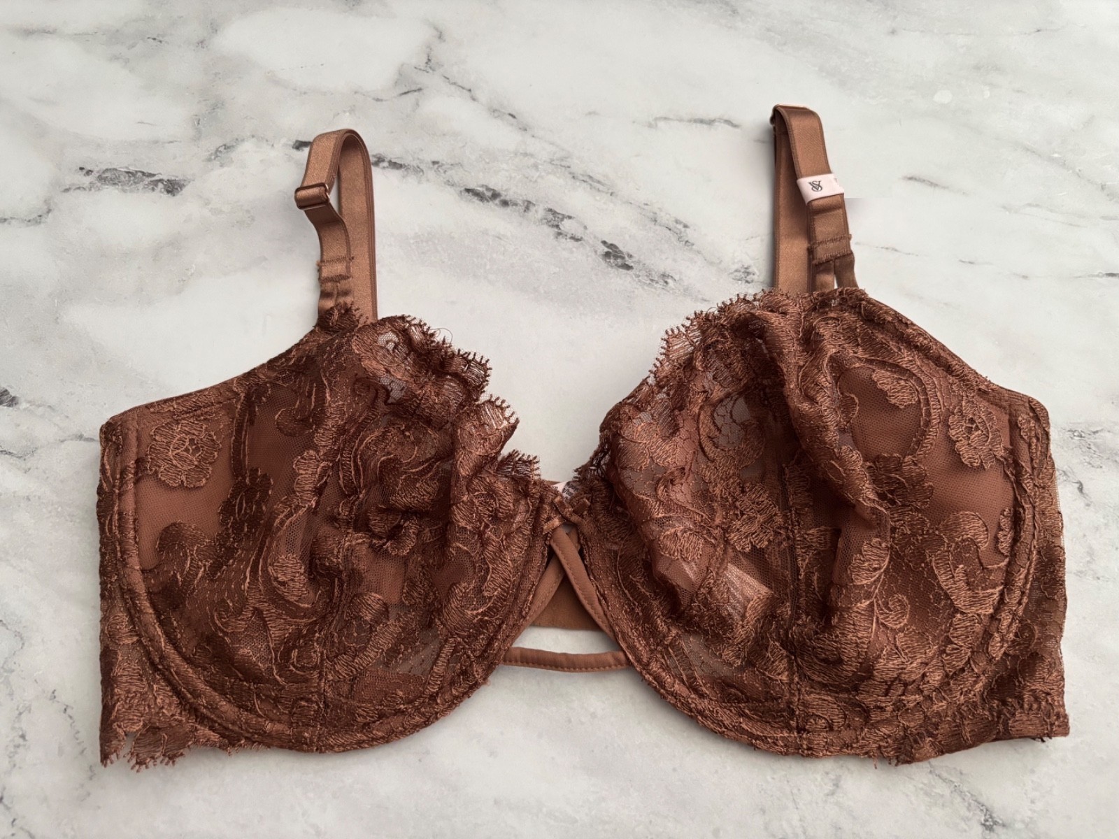 Victoria's Secret Nwt Dream Angels Brown Unlined Uplift w/ Sling Bra
