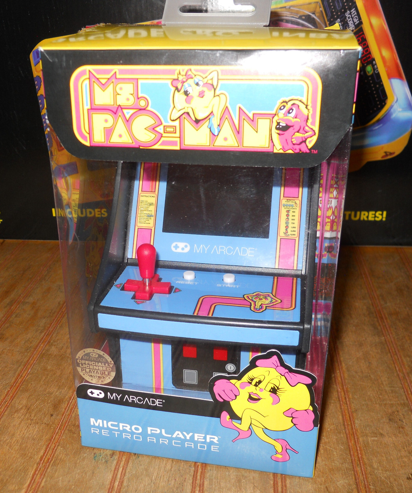 Ms Pac-Man Retro Arcade Game Hand Held Game My Arcade New in open box