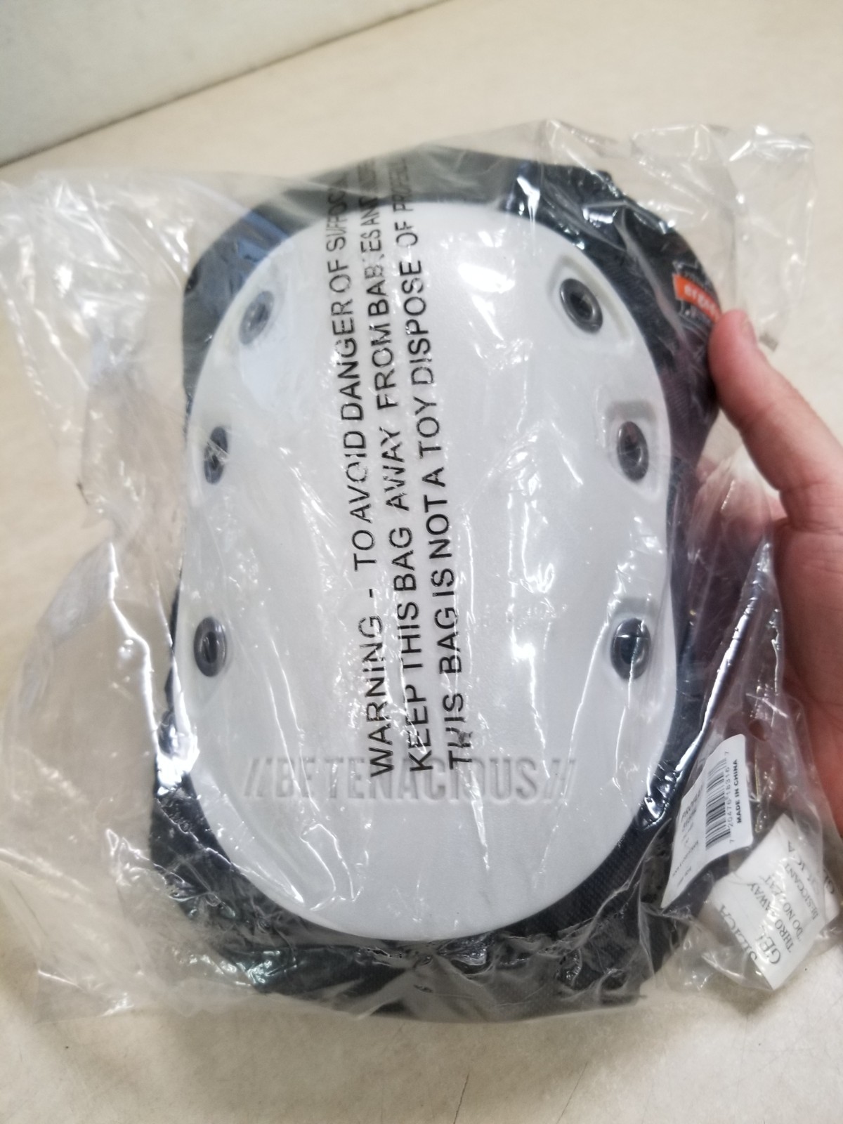 ERGODYNE 315HL Textured Cap-H And L White Cap Pair