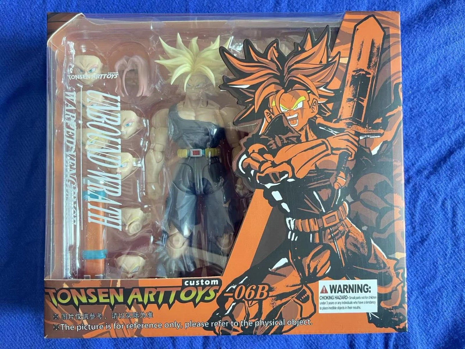 TONSEN ARTTOYS -06B Trunks 1/12 shf Trunks Super Saiyan Torankusu