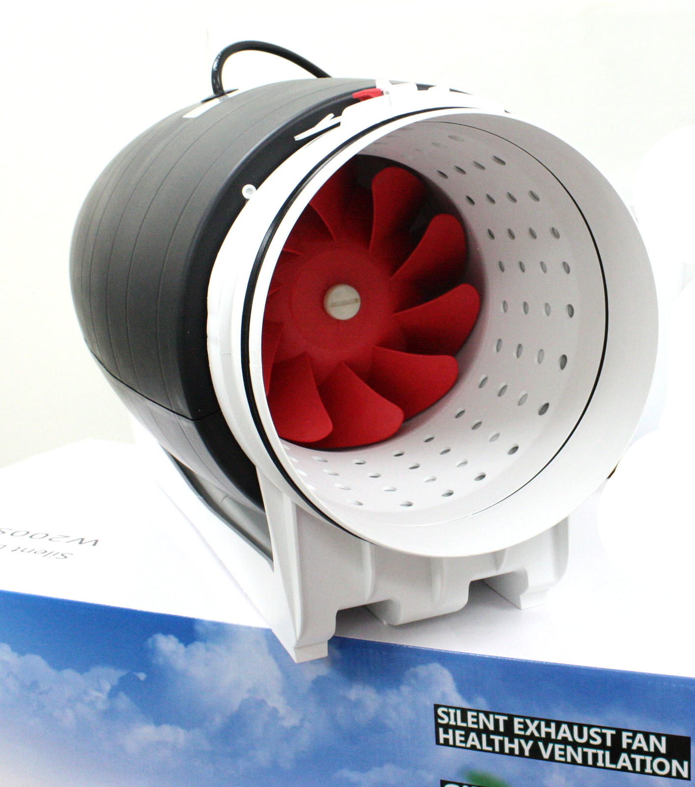 8" Silent Inline Duct Fan Ventilation Hydroponics Exhaust Meeting Room Office