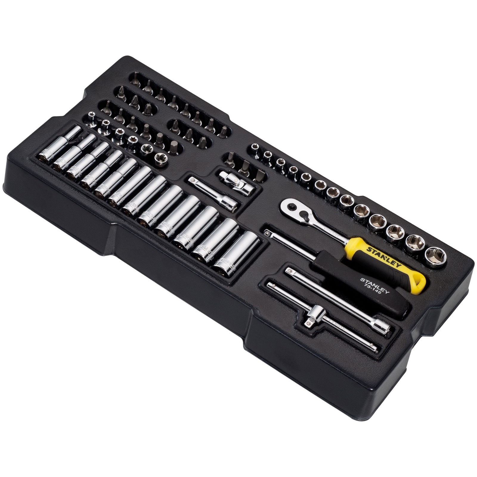 Stanley STMT1-74175 Transmodule System 1/4in Drive Metric Socket Set 60 Piece