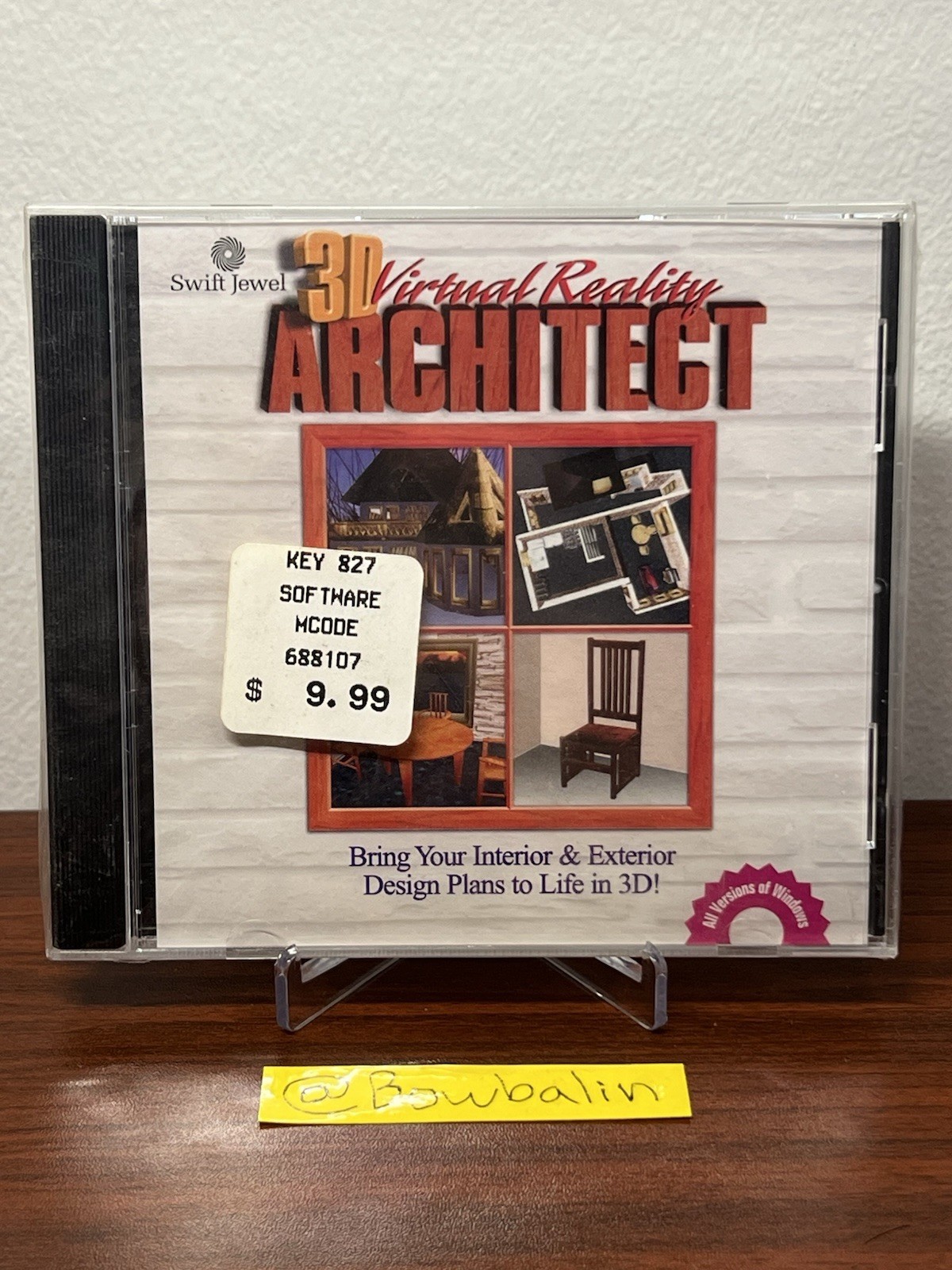 3D Virtual Reality: Architect (PC CD-Rom, Swift Jewel) CDR-695 - New & Sealed !
