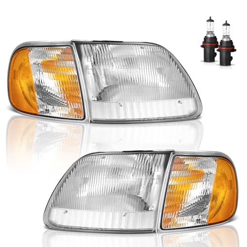 Headlights Assembly for 1997-2003 F150 / 1997-2002 Ford Expedition / 1998-1999 F