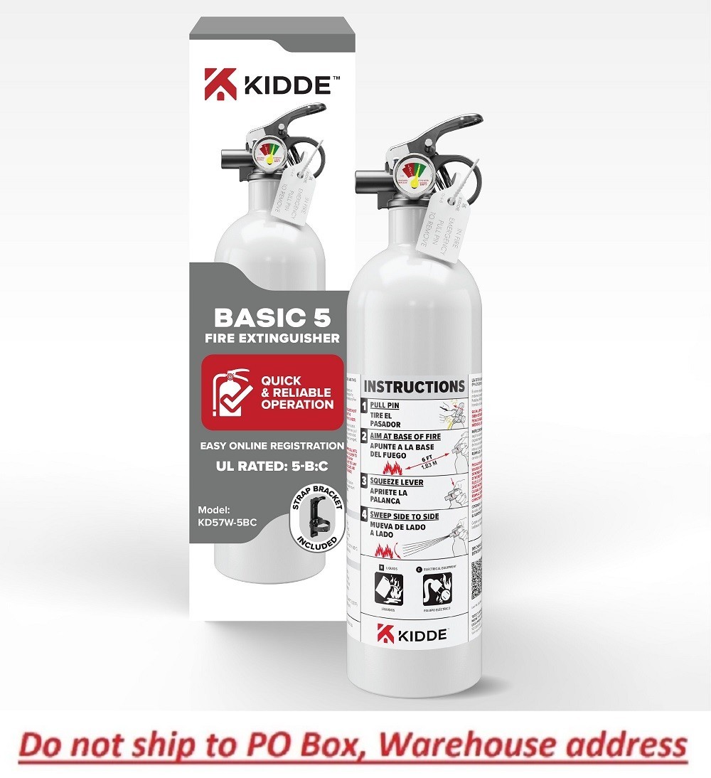 Kidde Mariner PWC Marine Fire Extinguisher 2lb Class B C for Boats Watercrafts