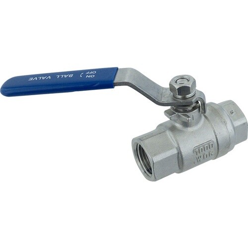 Stainless Steel Ball Valve 1/2" NPT Female 1000 WOG Homebrew Boil Kettle