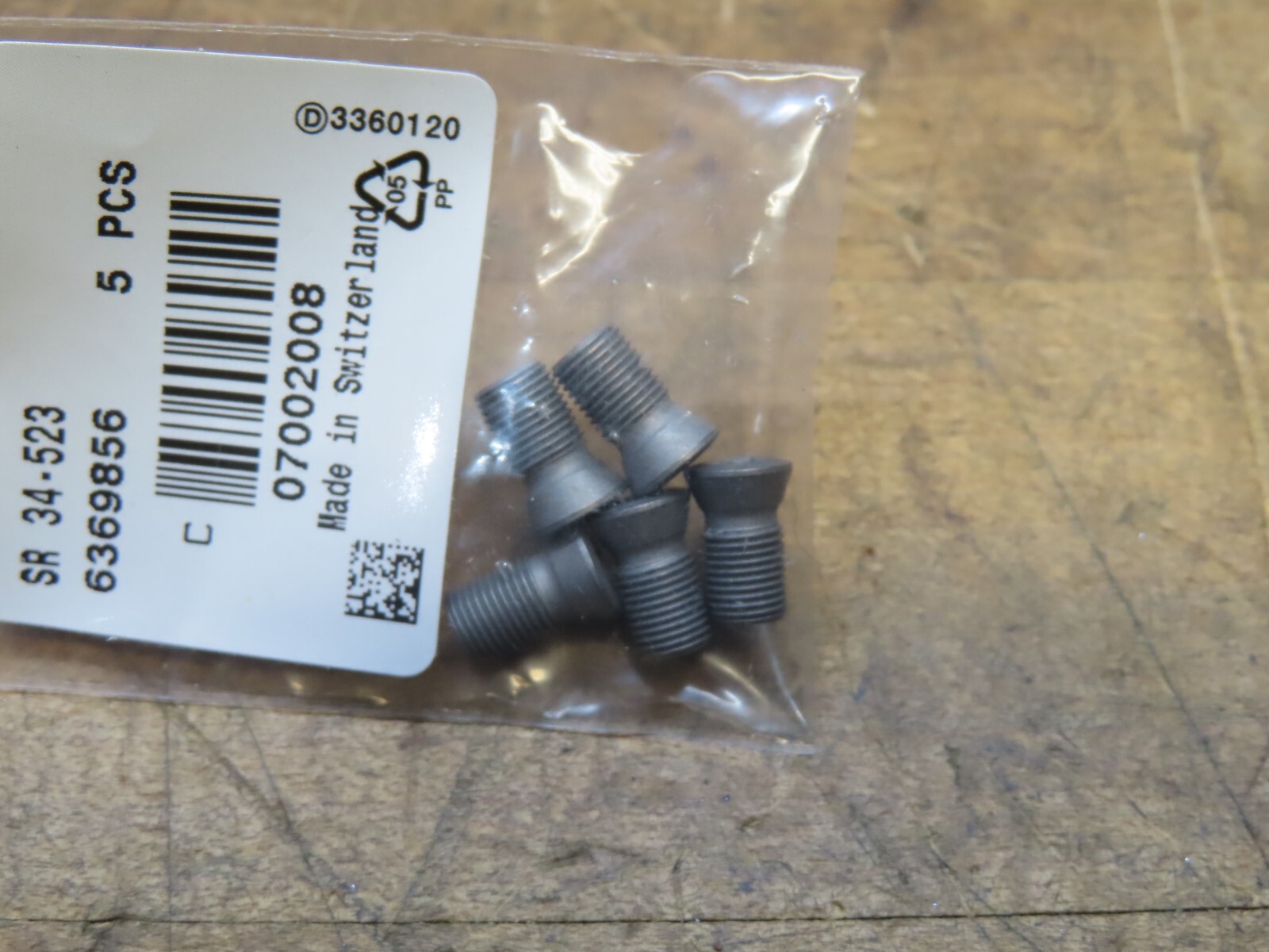 (5pcs) Iscar SR 34-523 insert screws toolholder spare parts