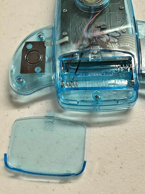 Blue POCKET GAME PLAYER Portable Handheld Electronic Spaceship with 11 Games