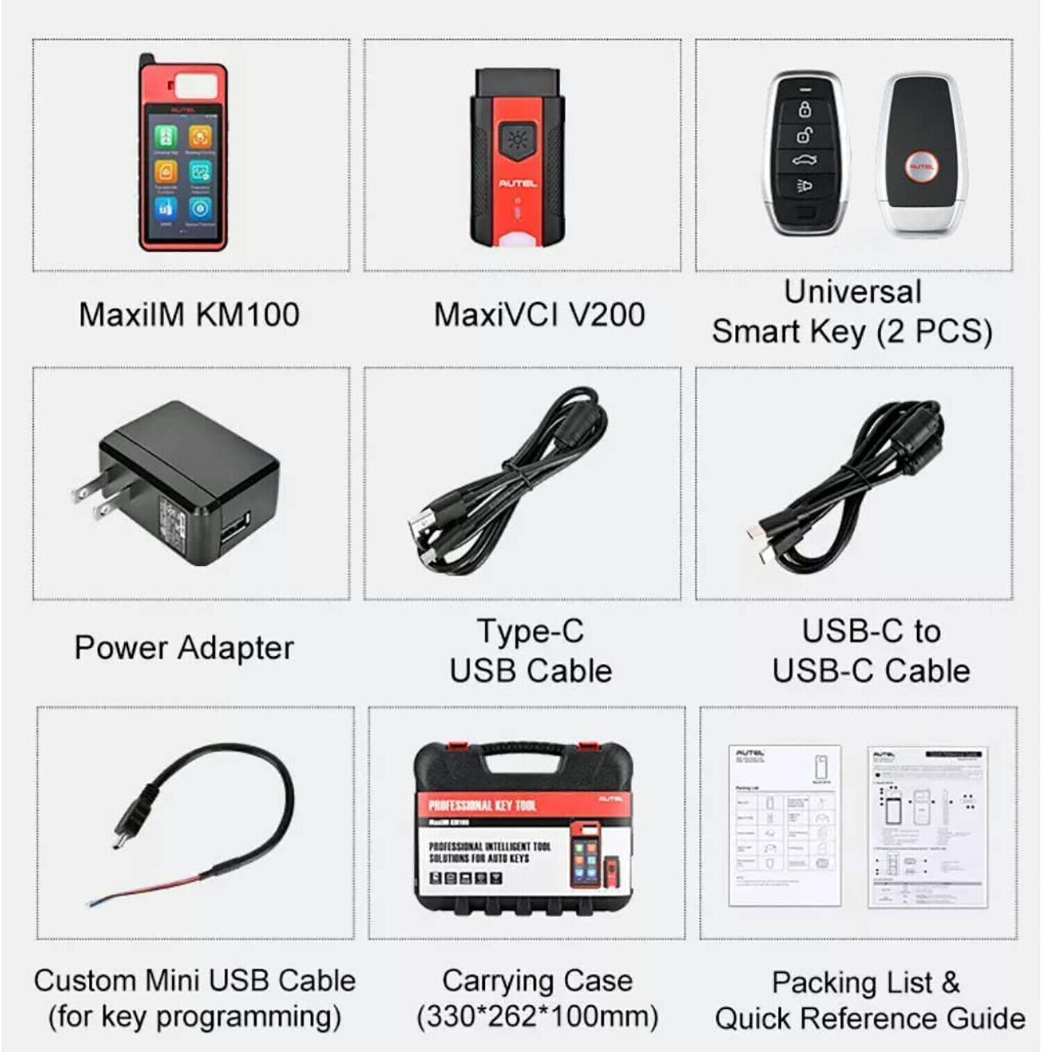 2026 Autel MaxiIM KM100 KM100X Key Fob Programming Tool Programmer Immobilizer