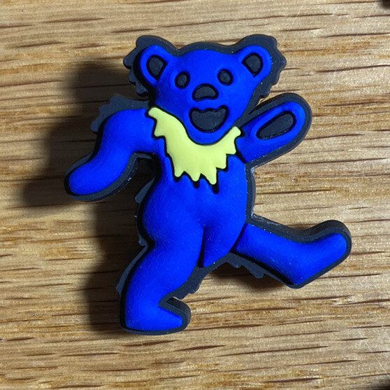 Grateful Dead, Dead Head, Dancing Bears - New, Blue, 1pc Free Ship for crocs