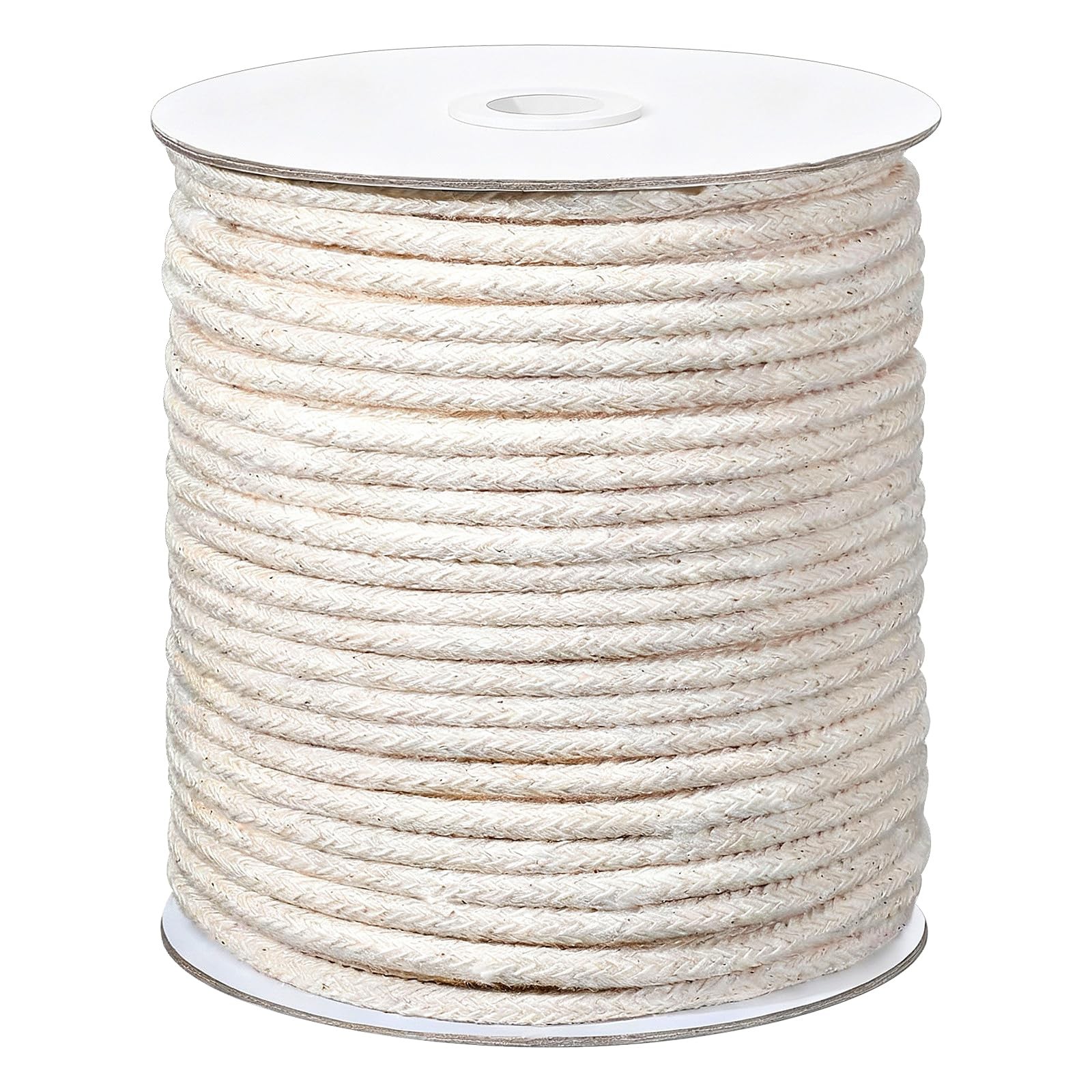 4mm (5/32") Piping Cord for Sewing, 109 Yards Soft Cotton Welt Cord, Beige Br...