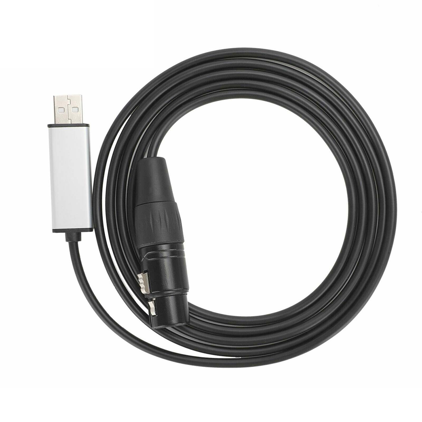 🚀USB to DMX Interface Adapter DMX512 Stage Light Controller Cable For Computer