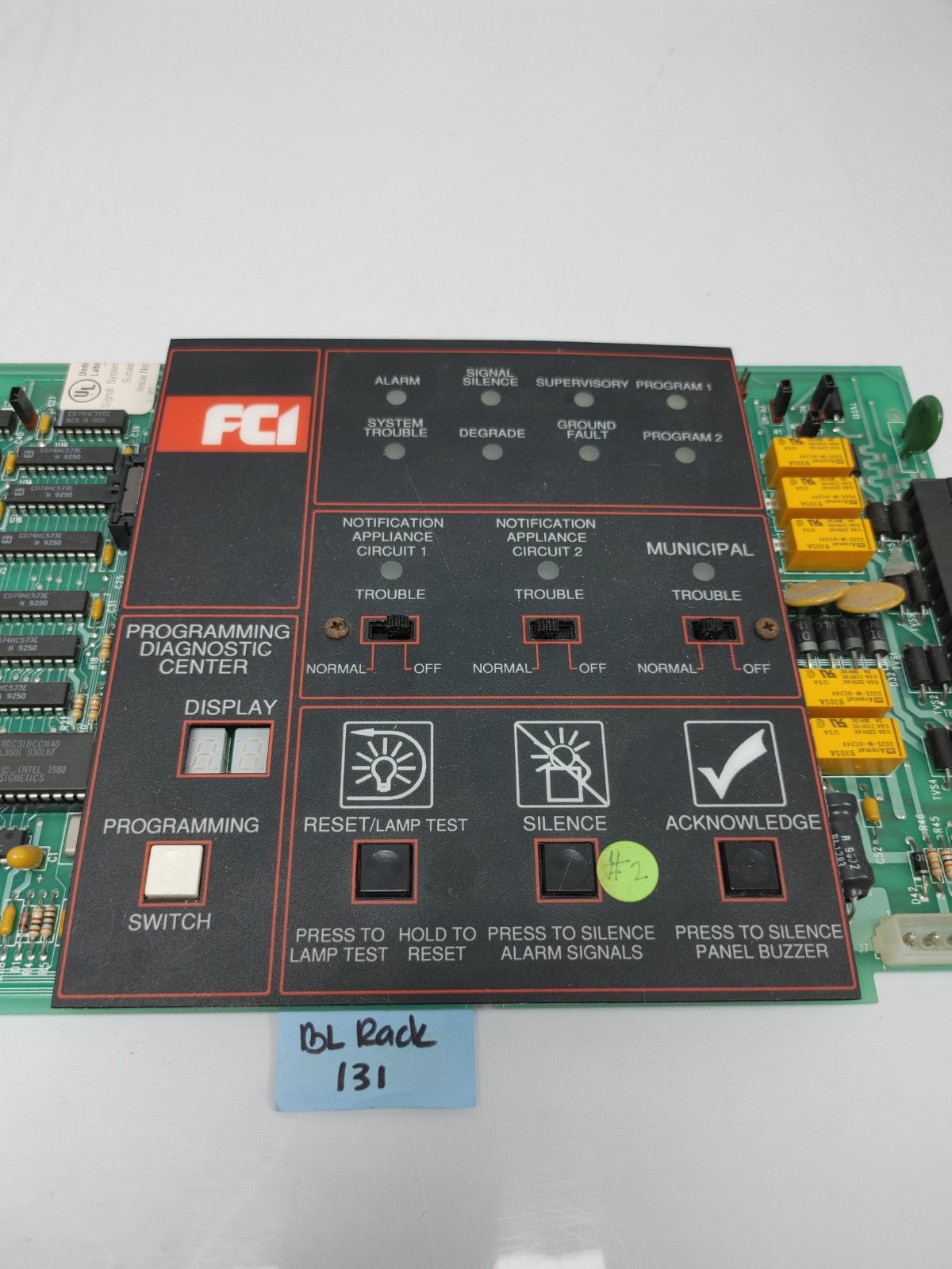 Fire Control Instruments 1120-0469 REV B 7200 Series System Control Unit
