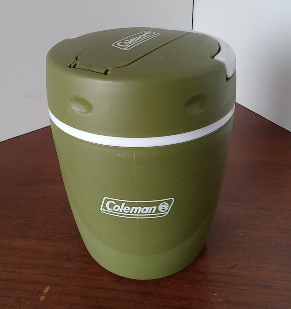 Mini Coleman Cooler Tiny Salad Soup Drink Bowl Small 4"  lunch handle thermos