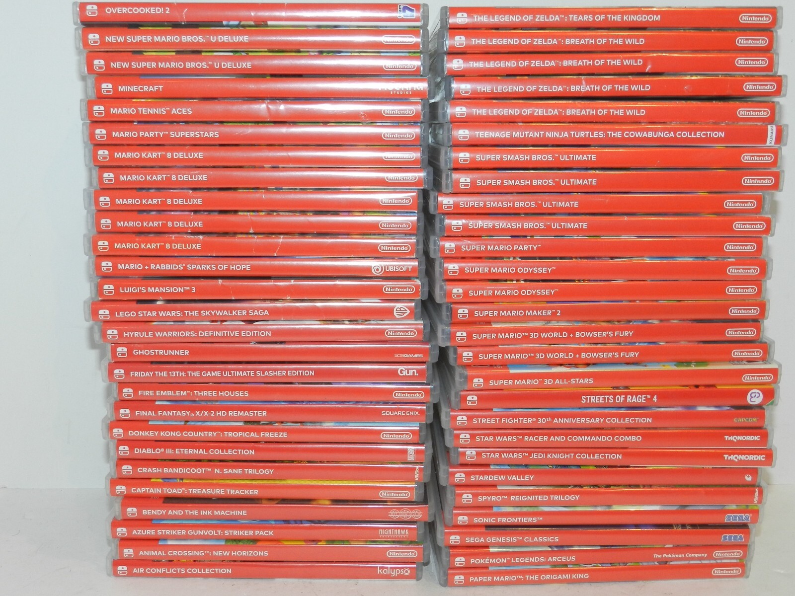 OEM Genuine Authentic Replacement Case Only Nintendo Switch Game - U pick Title