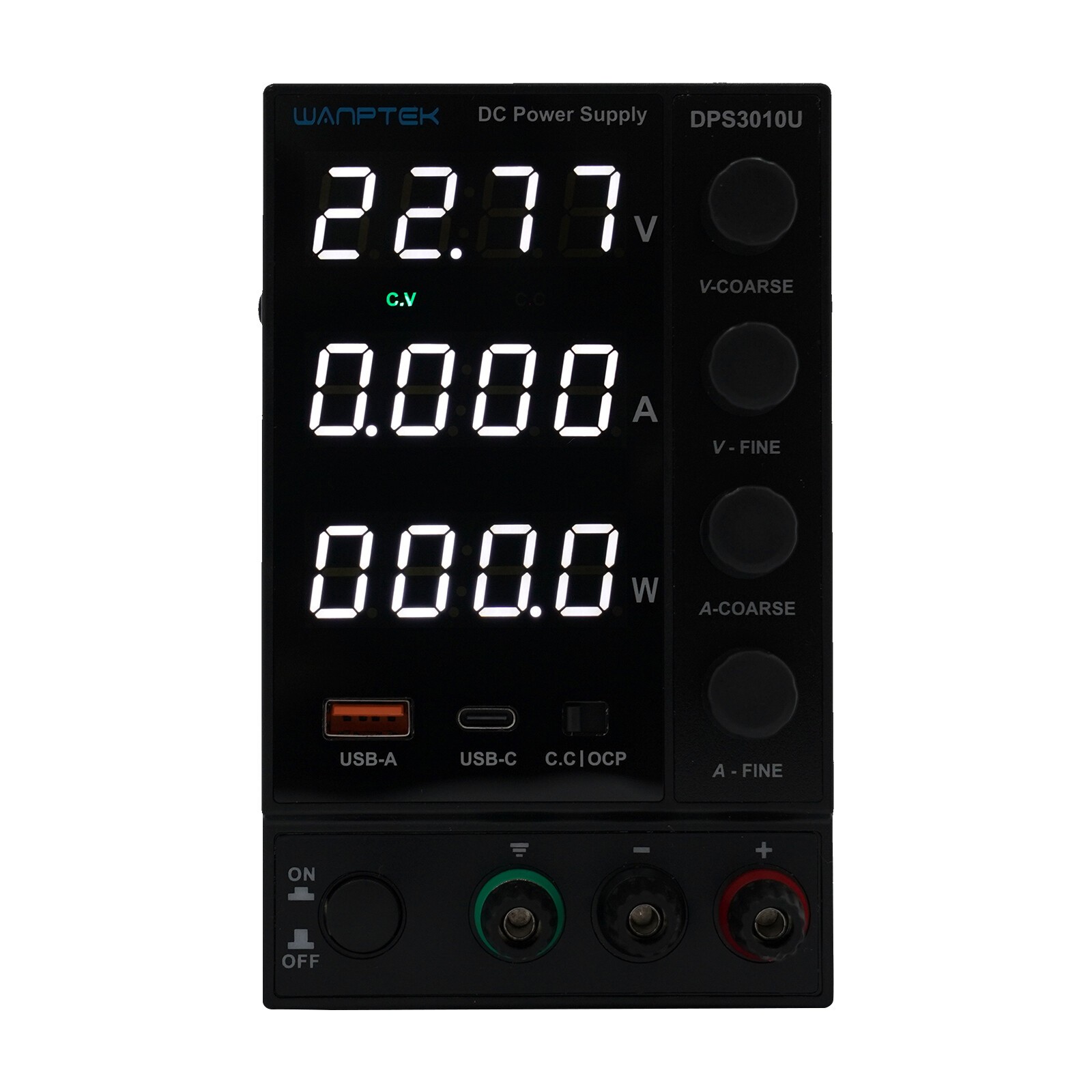 DC 0-30V 0-10A Power Supply Lab Variable Adjustable Regulated Bench Switching