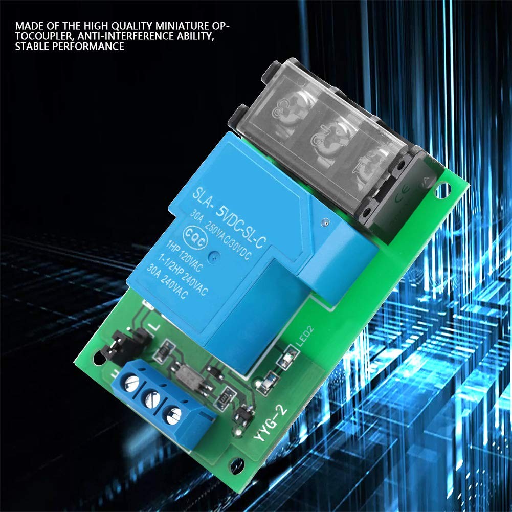 Relay Module One Way, High/Low Level Trigger 5V Relay Module, Optocoupler Iso...