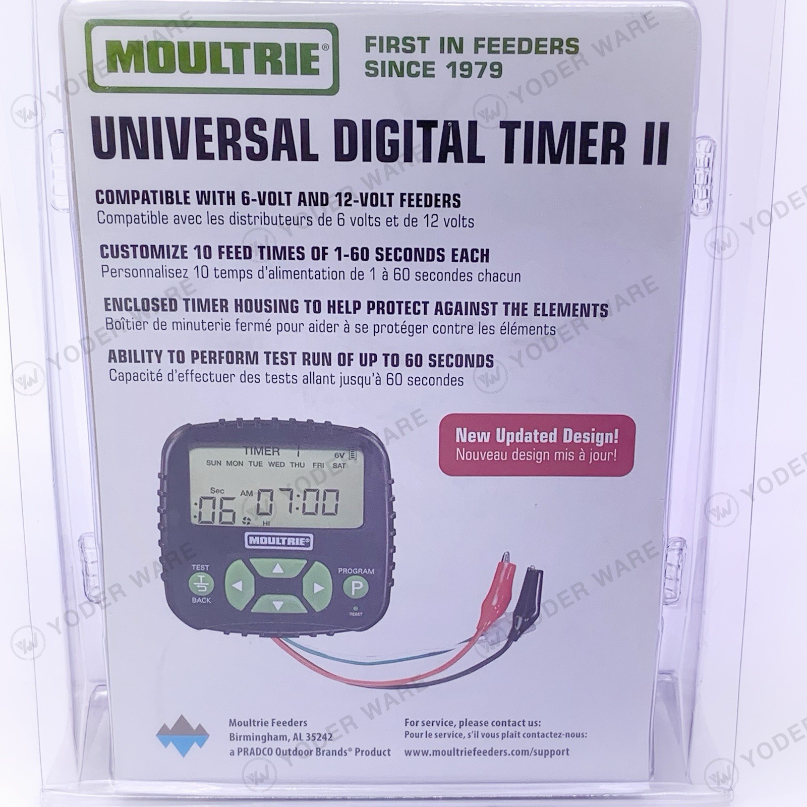 Moultrie Universal Digital Timer II Feeder Accessory 6, 12 Volt Timer MFA-13461