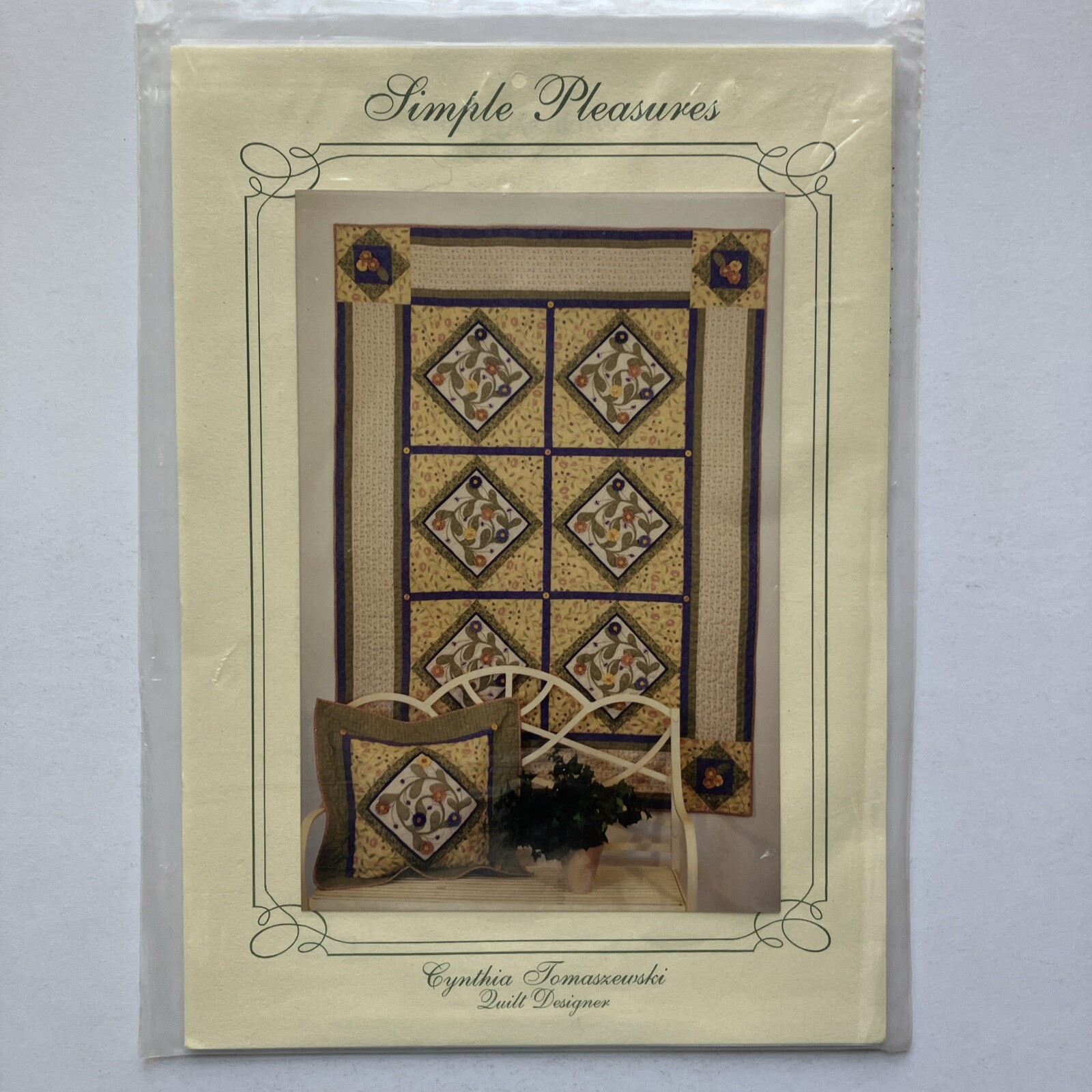 Simple Pleasures Sunny Meadows Cynthia Tomaszewski Wall Quilt Pattern 63" x 77"