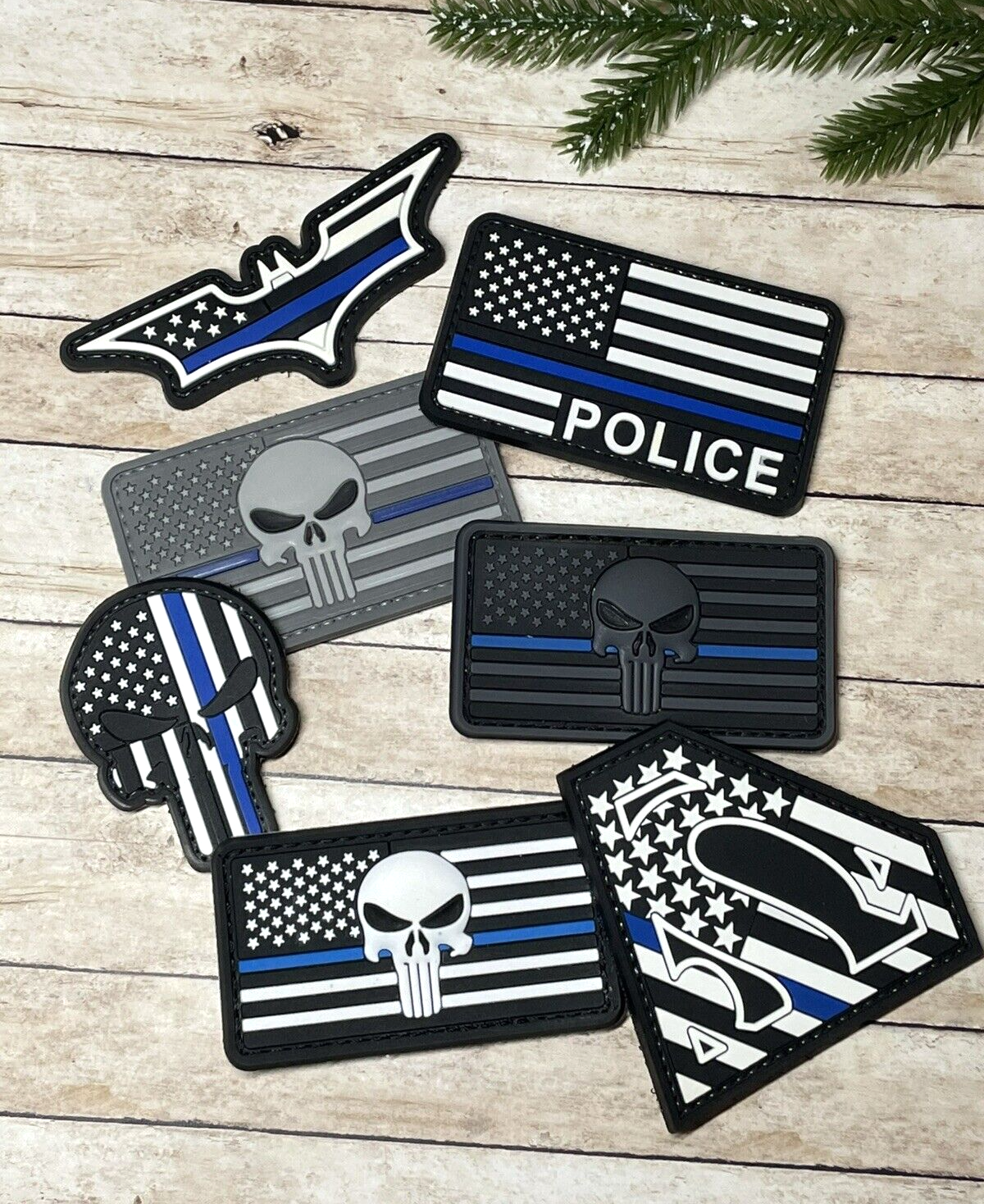 Superman PVC Patch - Tactical Morale Patch - Superman USA Flag Patch Superhero