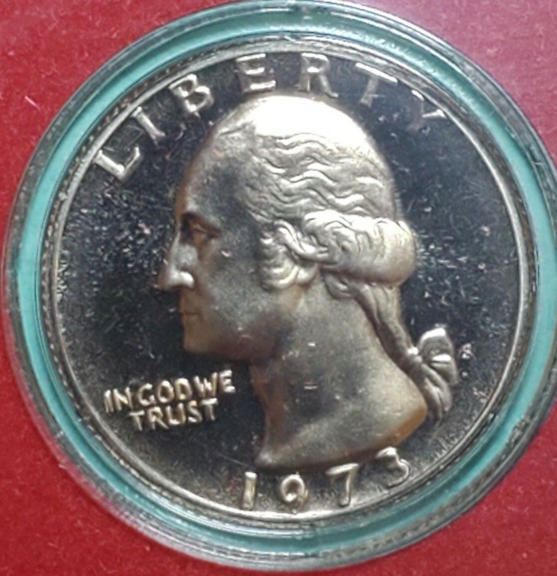 1973 s proof washington quarter