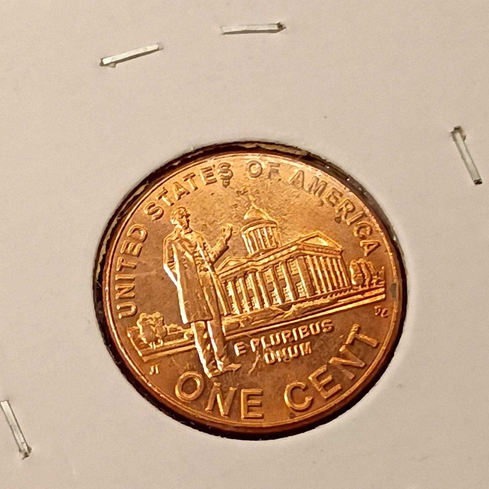 2009-D Lincoln Bicentennial Professional Red Small Cent Capitol Reverse Denver