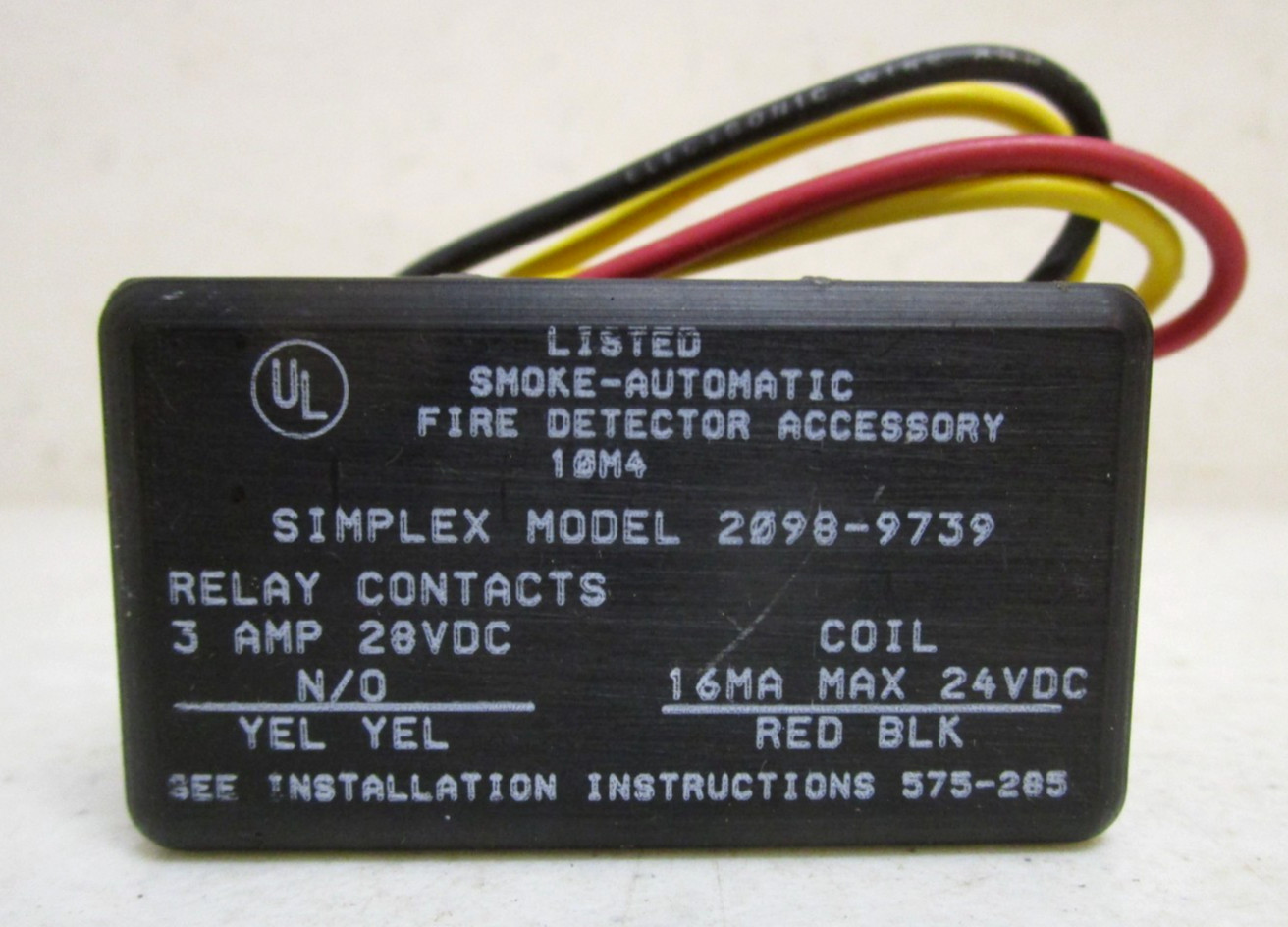 1 NEW SIMPLEX 2098-9739 END OF LINE RELAY MODULE