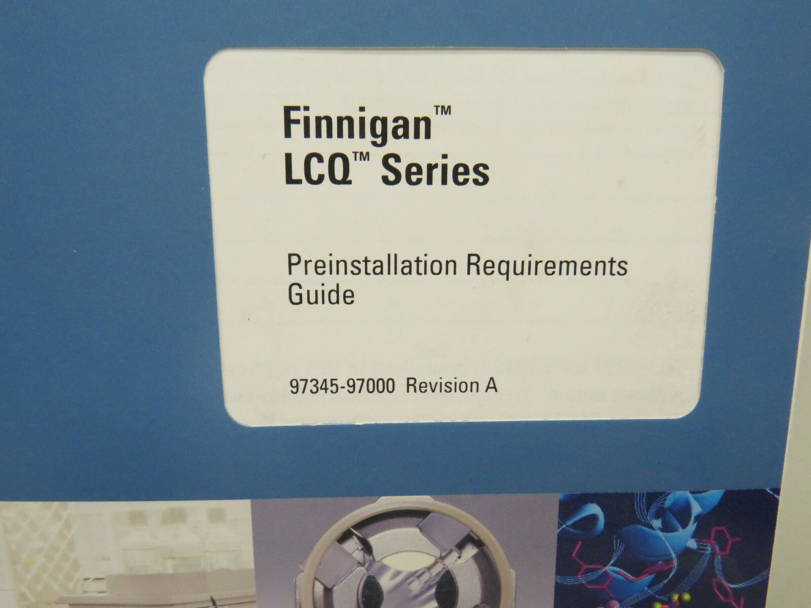 Thermo Scientific 97345-97000 Rev A Finnigan LCQ Series Preinstallation Guide