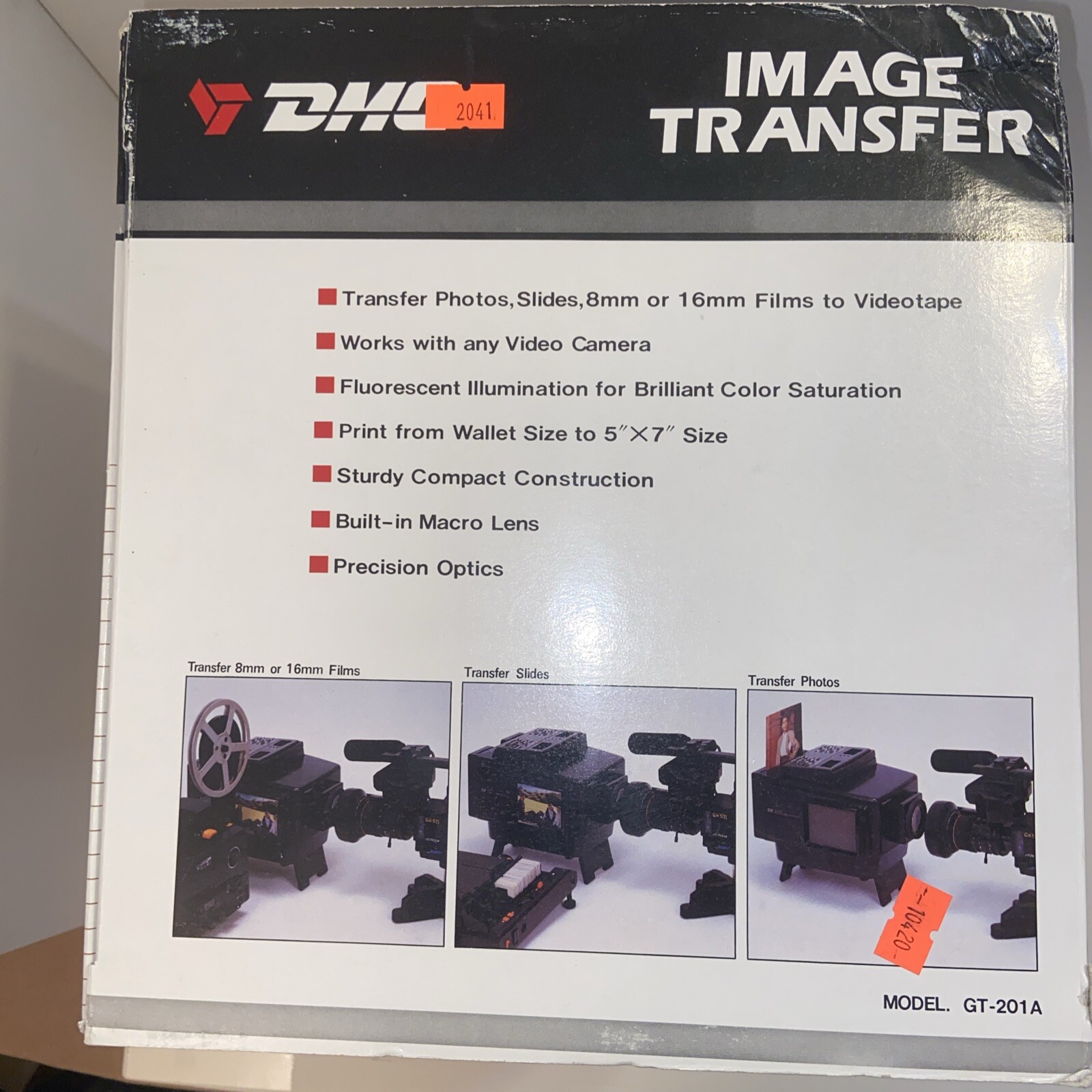DMC Model GT-201 A Image Transfer In Original Box Working Excellent Condition