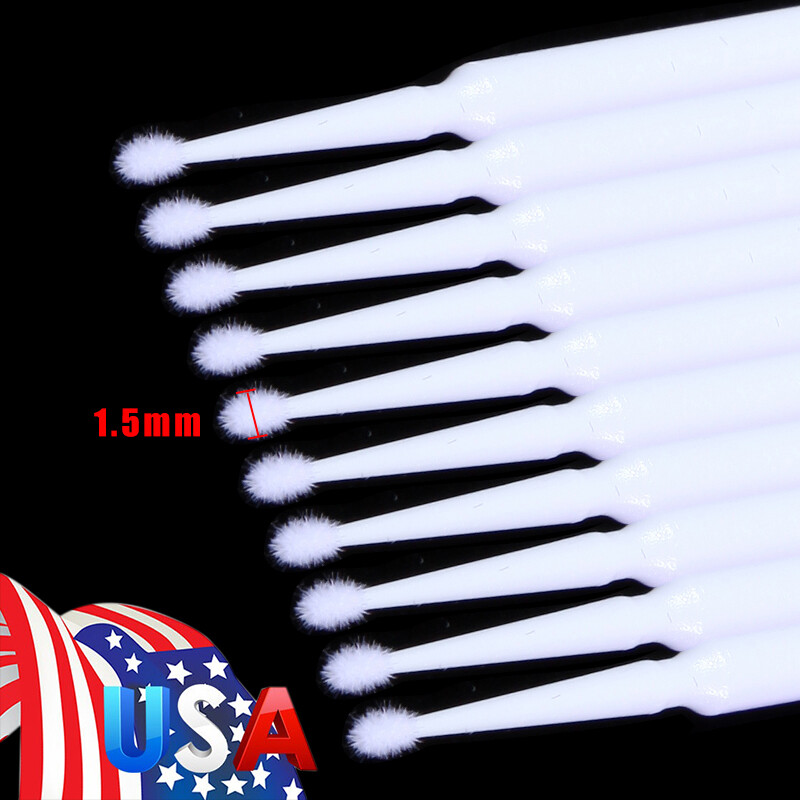 100 Micro Brushes Applicators Microbrush Dental (Regular, Fine, Super Fine) Eye