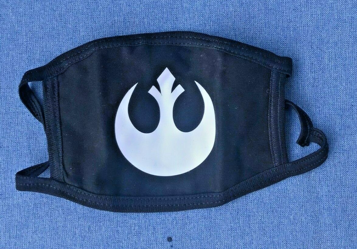 Rebel Alliance Star Wars Face Mask 100% Cotton, Washable | Ships from USA