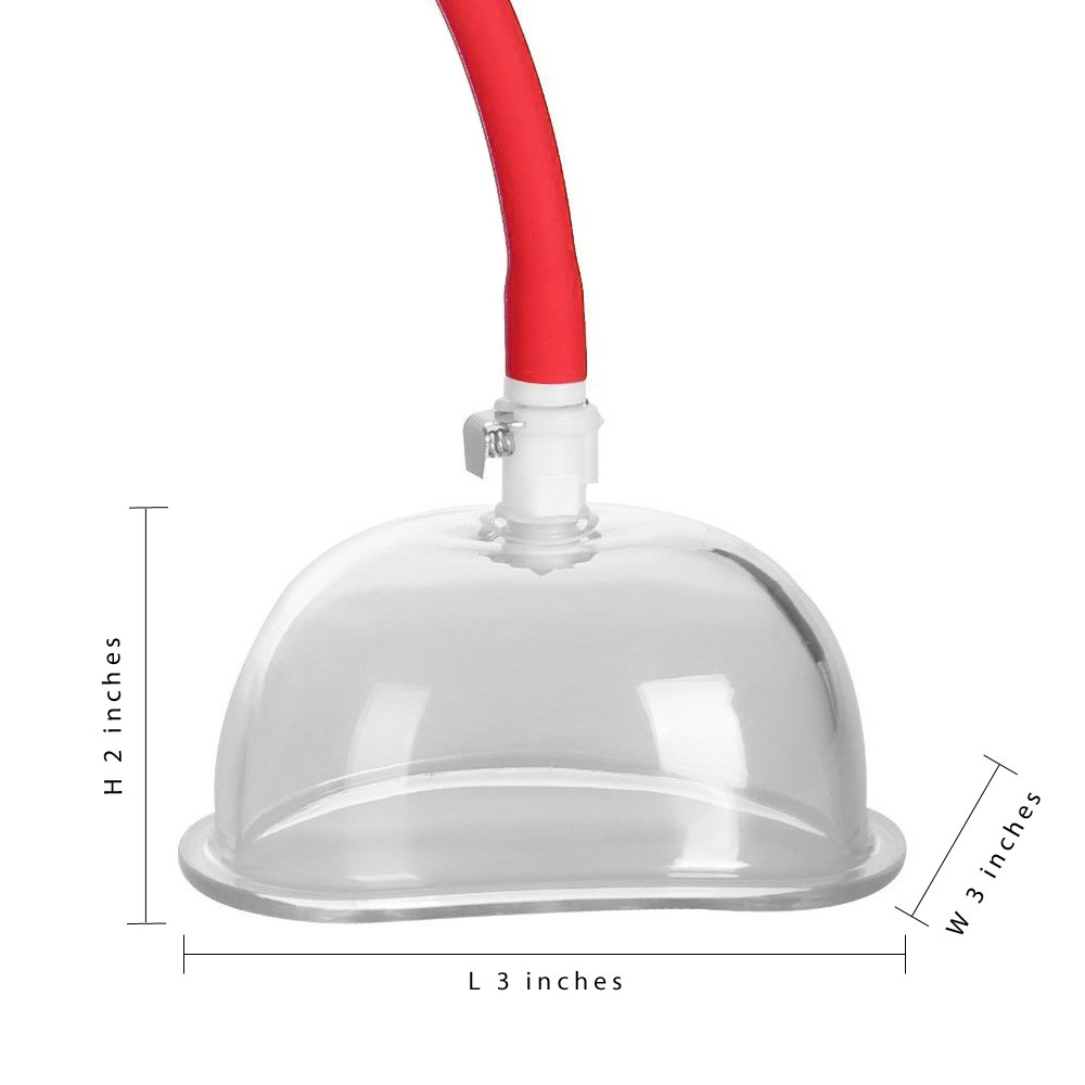Vaginal Pumping Cup Attachment for Vaginal Vacuum Pumps, Women