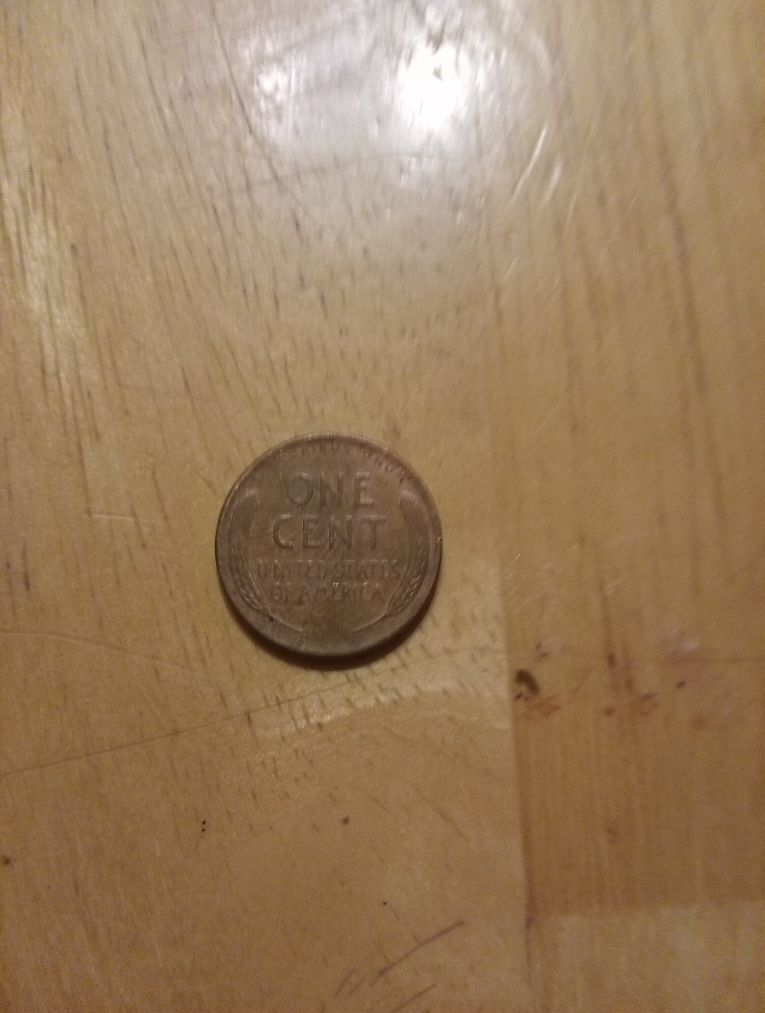 1944 Wheat Penny Coin