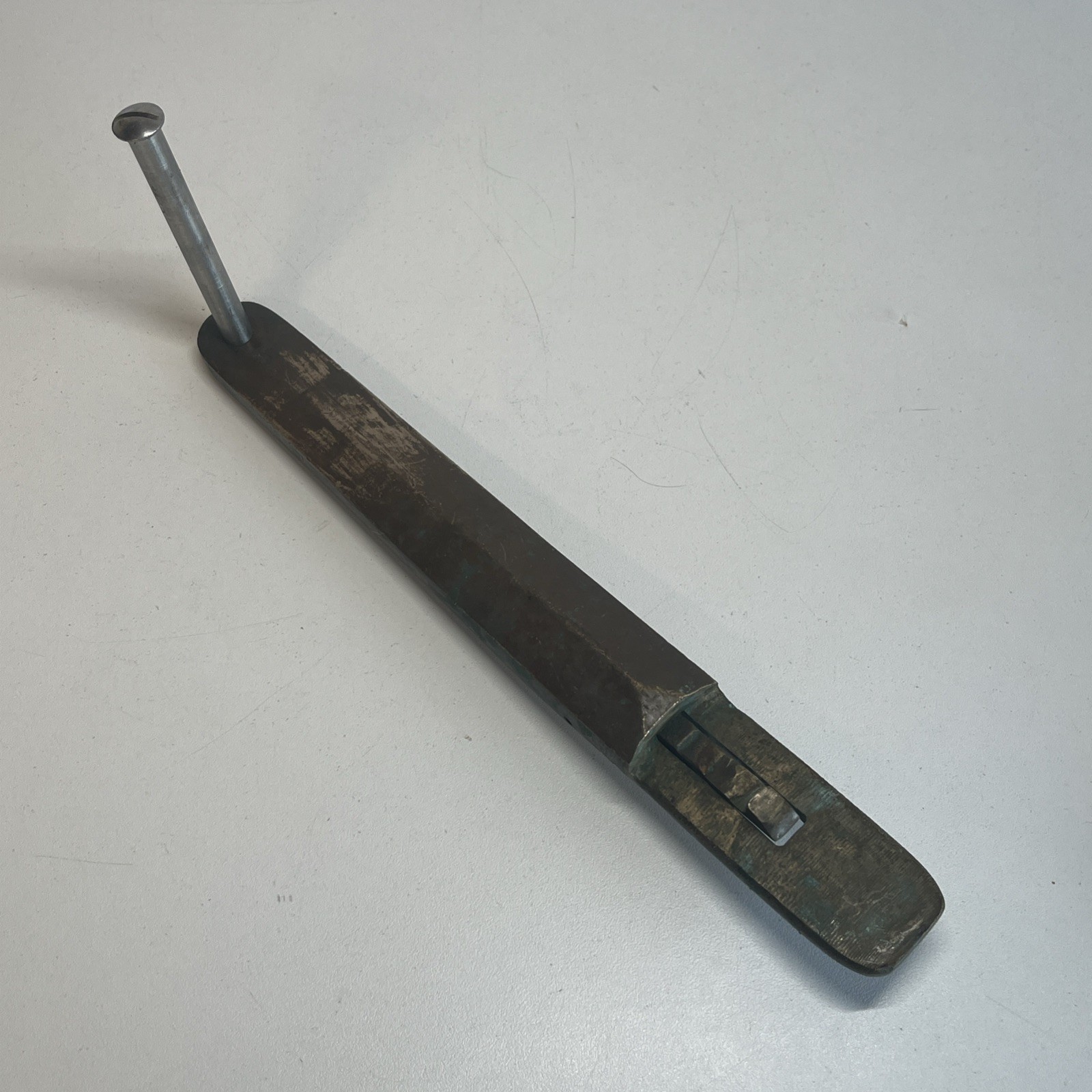 Bronze Merriman Style Winch Handle Stamped #2-Needs New Hand Grip