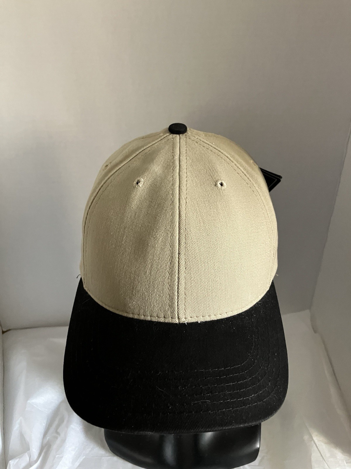 PGA Tour Khaki/Black Adjustable Strap Hat NWT