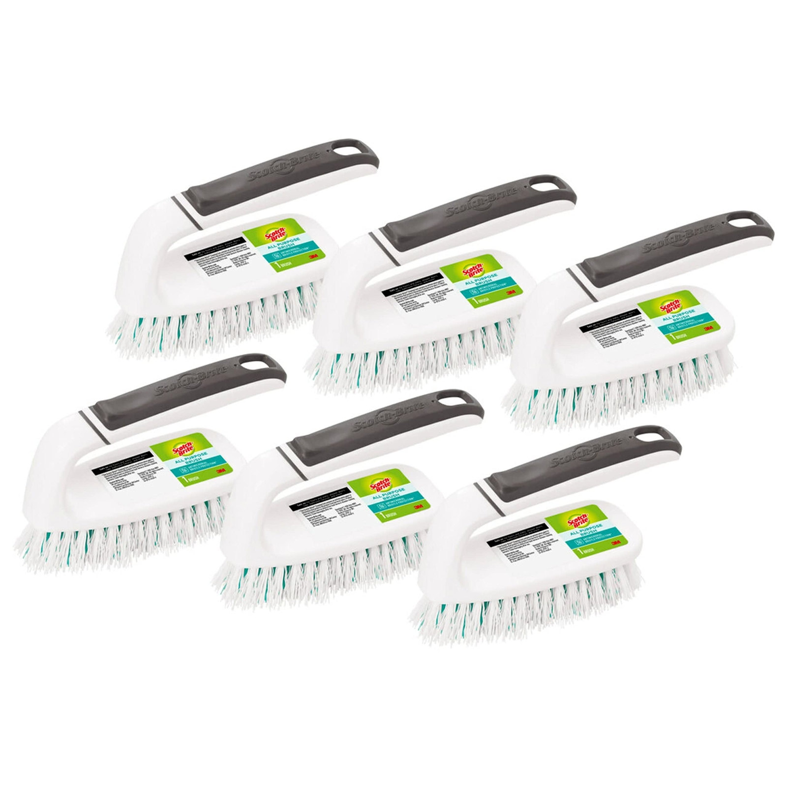 Scotch-Brite 3.5 in. W Plastic Handle All Purpose Brush (Case of 6)