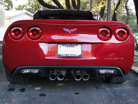 2005-2013 C6 Corvette Plug & Play LED Tail Lights [Red Lens]