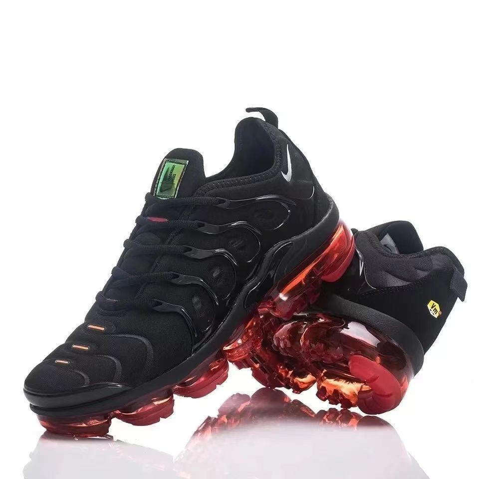NEW shoes box Nike Air Vapormax Plus TN Red Black Men's shoes Brand New