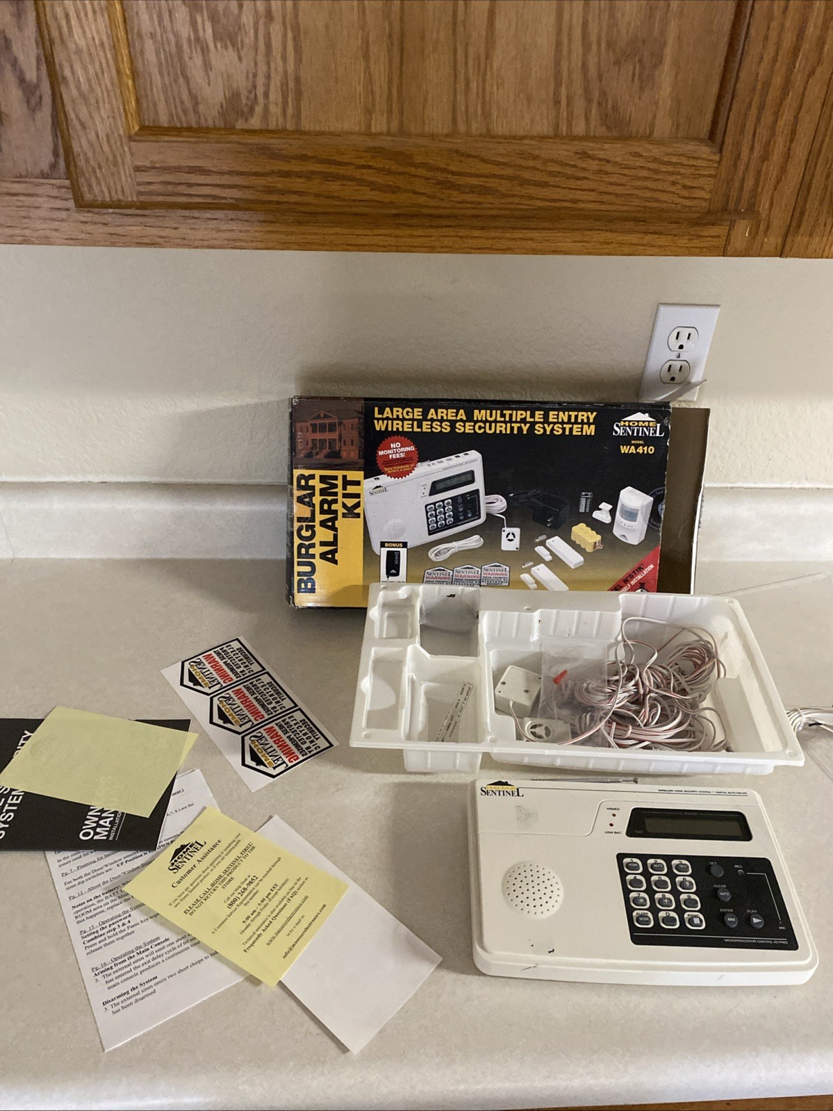 Vintage Home Sentinel Multiple Entry Wireless Security System