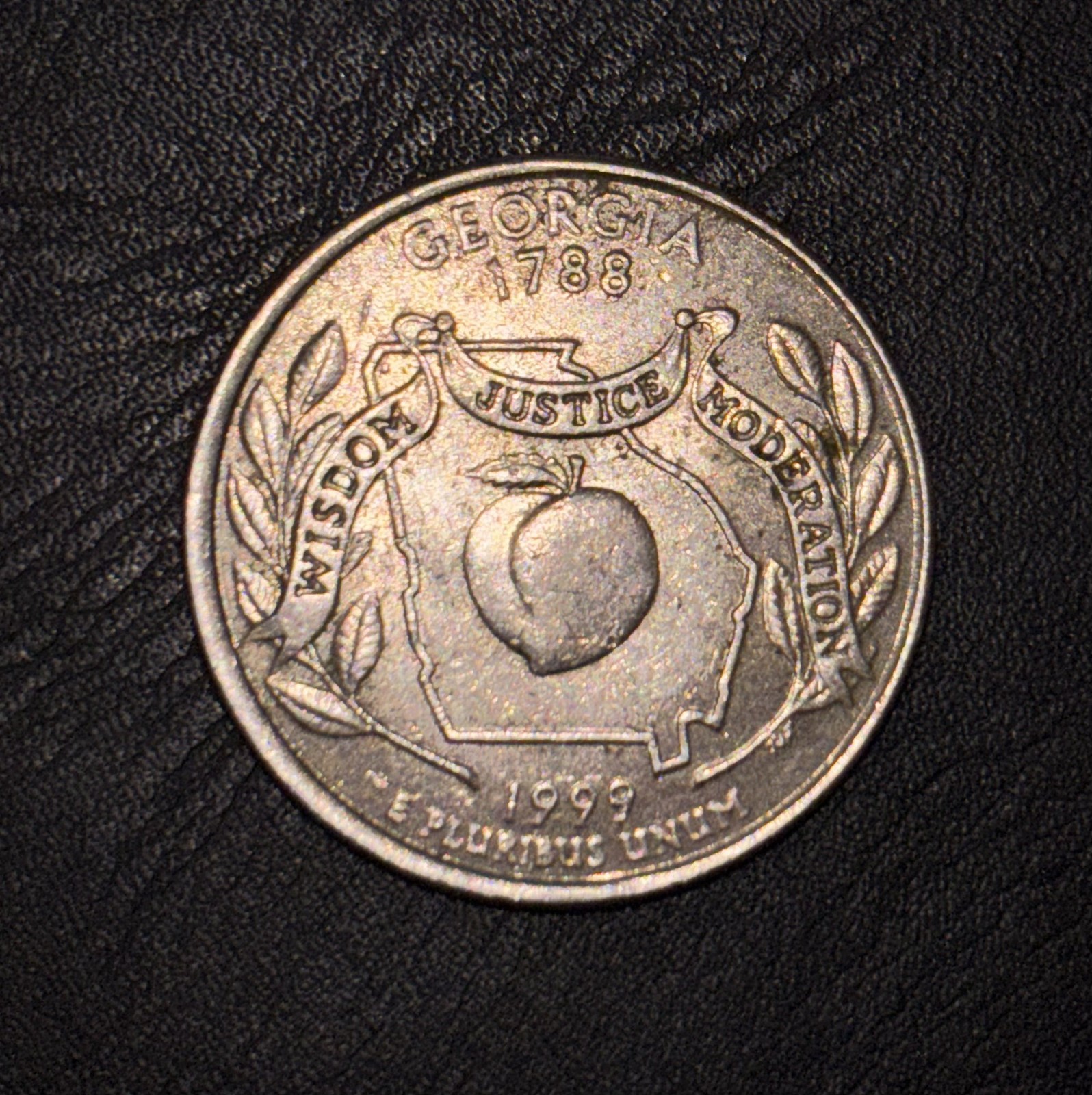 1999-P GEORGIA QUARTER (ERROR)(DDO) (DDR)