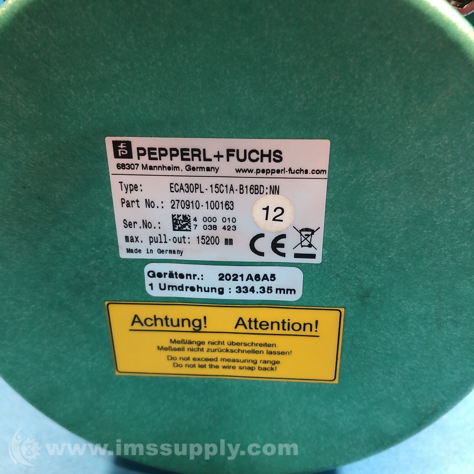 Pepperl & Fuchs ECA30PL-15C1A-B16BD:NN Rotary Encoder FNIP