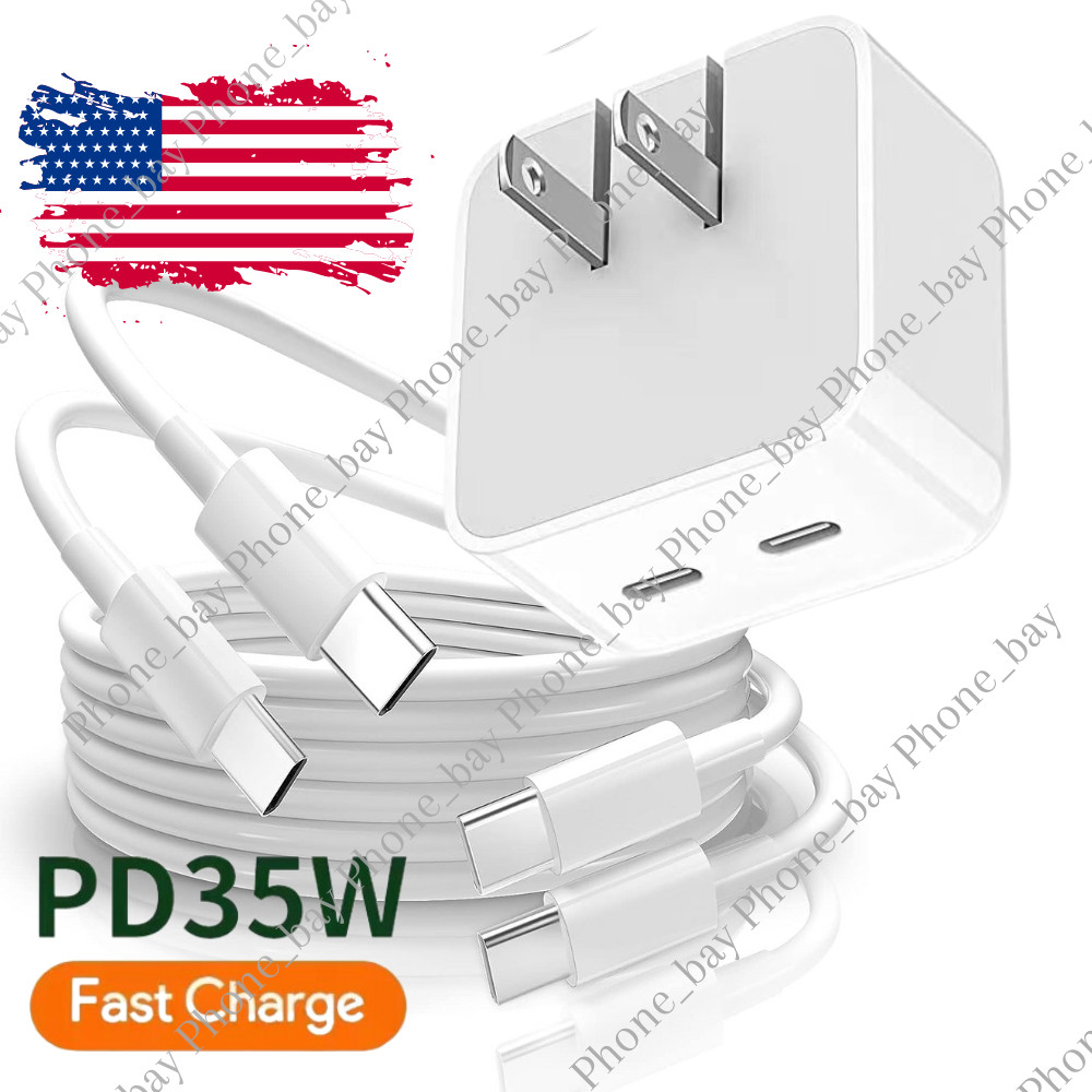 35W USB C Fast Charger PD USB C To Type C Cable Power Adapter For iPad Pro Air
