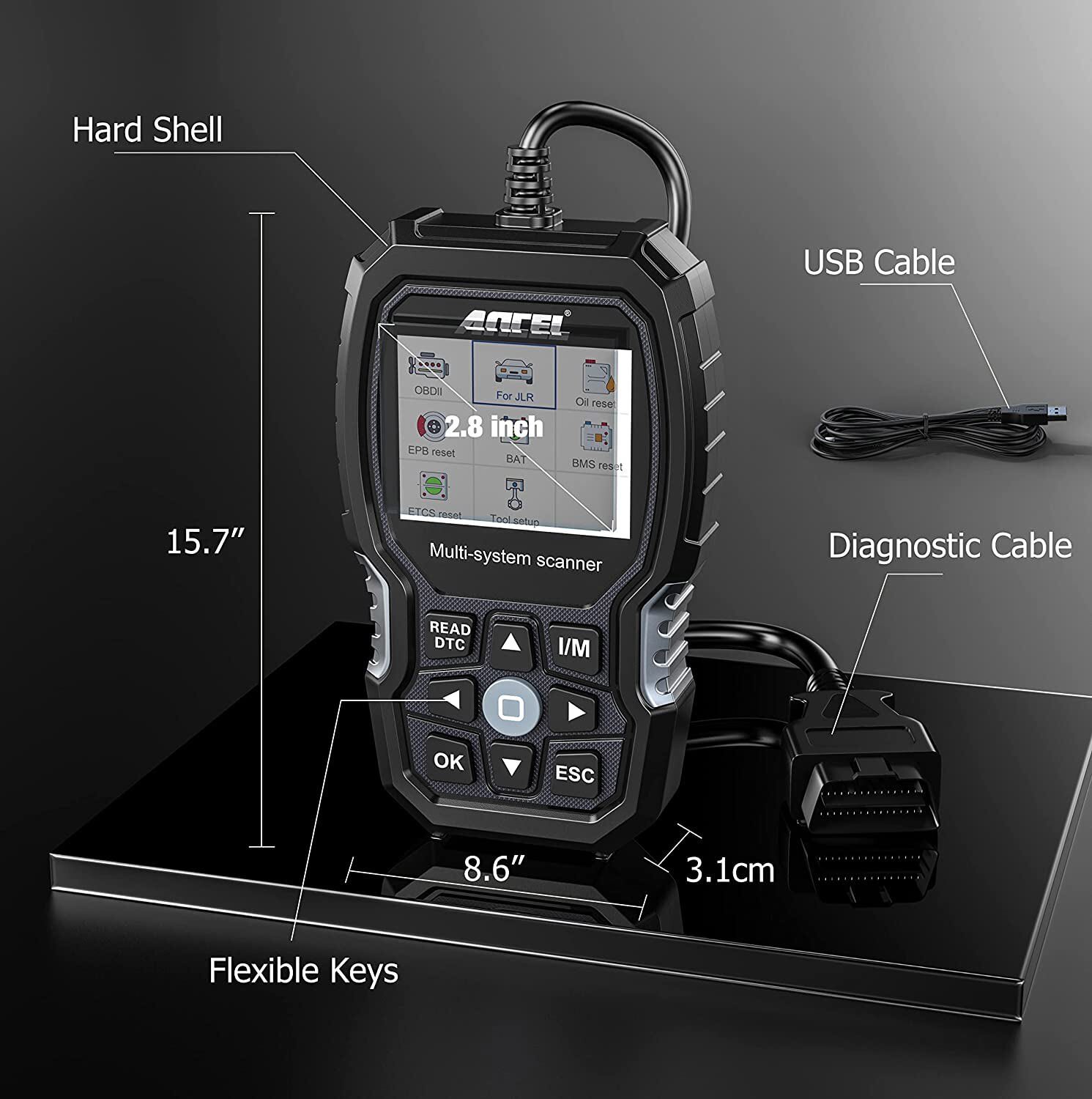 All System OBD2 Scanner Diagnostic Tool For CAMRY LEXUS COROLLA Car Code Reader