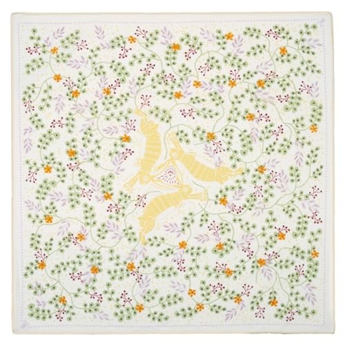 Bandana – 100% Cotton Kerchief, Soft Outdoor Head Scarf for Men & Rabit Vanilla