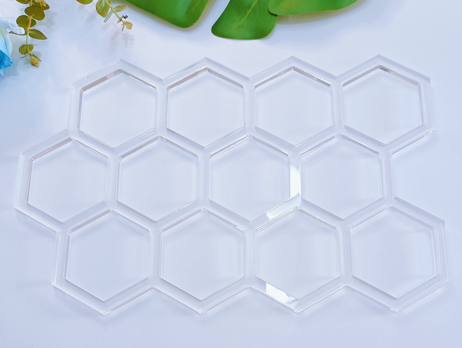 Honeycomb Router Template,Acrylic Honeycomb Woodworking Template,Router Inlay...