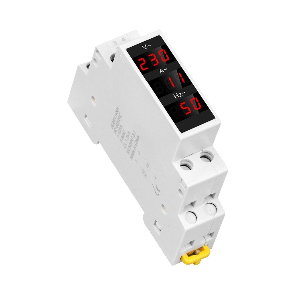 Real Time Data Single Phase Digital Voltmeter AC80 500V Digital Display