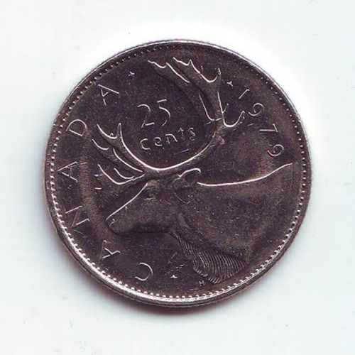 CANADA - 25 Cents - Elizabeth II 1979 - Nickel • 5.05 g • ⌀ 23.88 mm